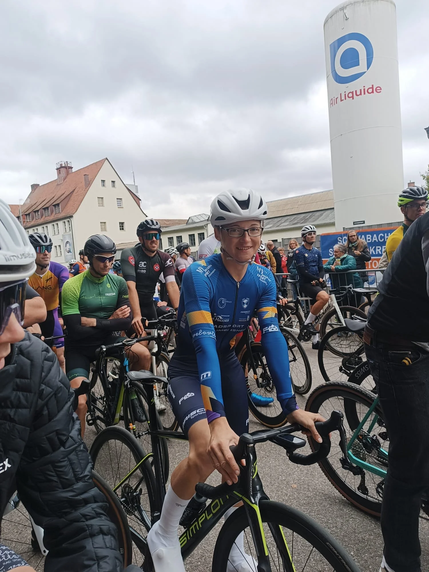 Birgit vorm Start