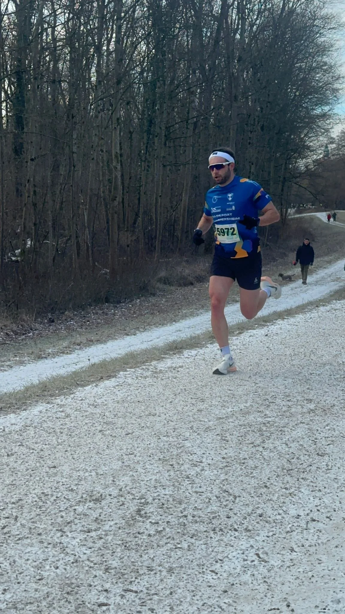 Johannes läuft auf Gesamtplatz 3