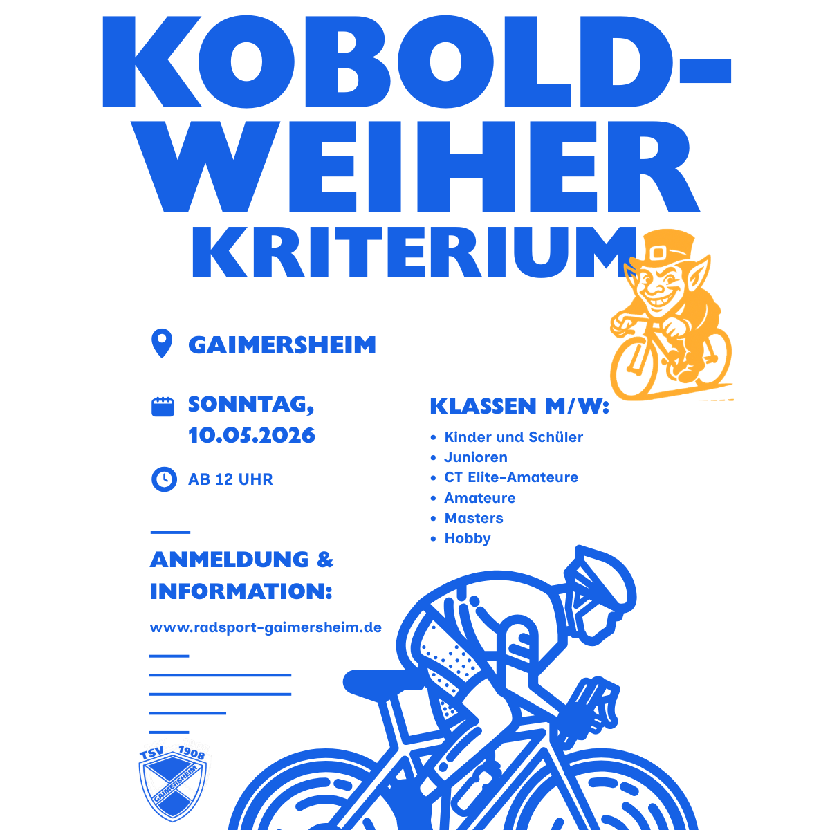 Premiere in Gaimersheim: Das erste Koboldweiher Kriterium steht an