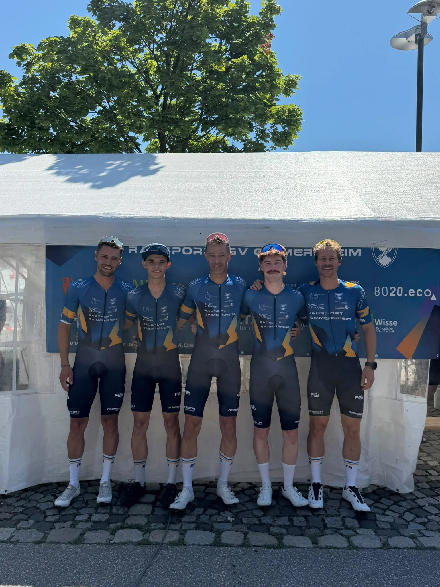 Sebastian, Patrick, Bernhard, Kilian und Julian