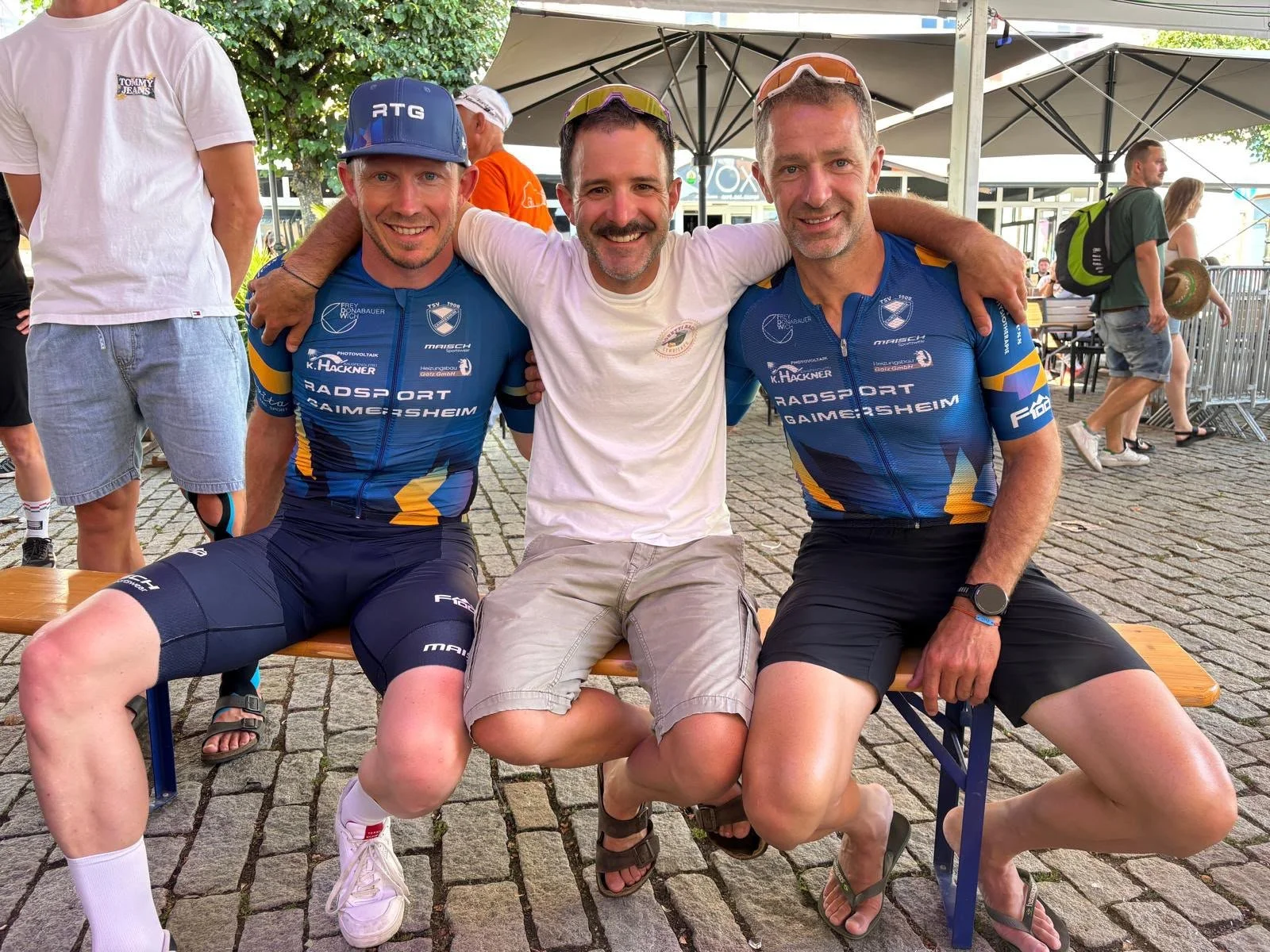 Alex, Tobi und Bernhard