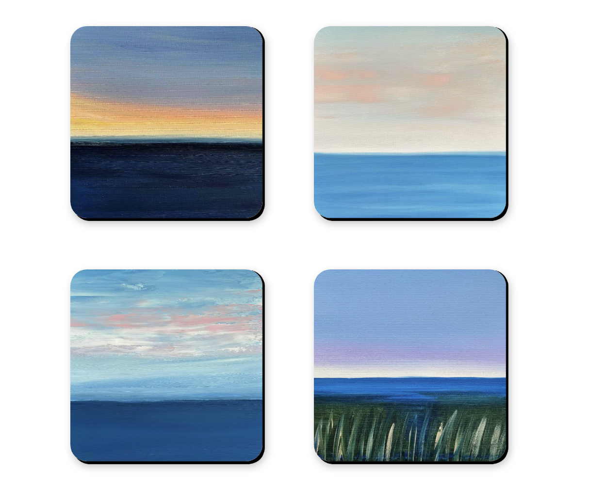 Coasters- Set of 4 | Tide