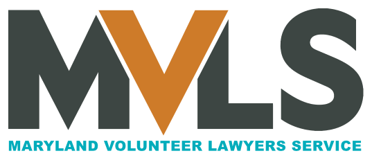 Logo for the Maryland Volunteer Lawyers Service