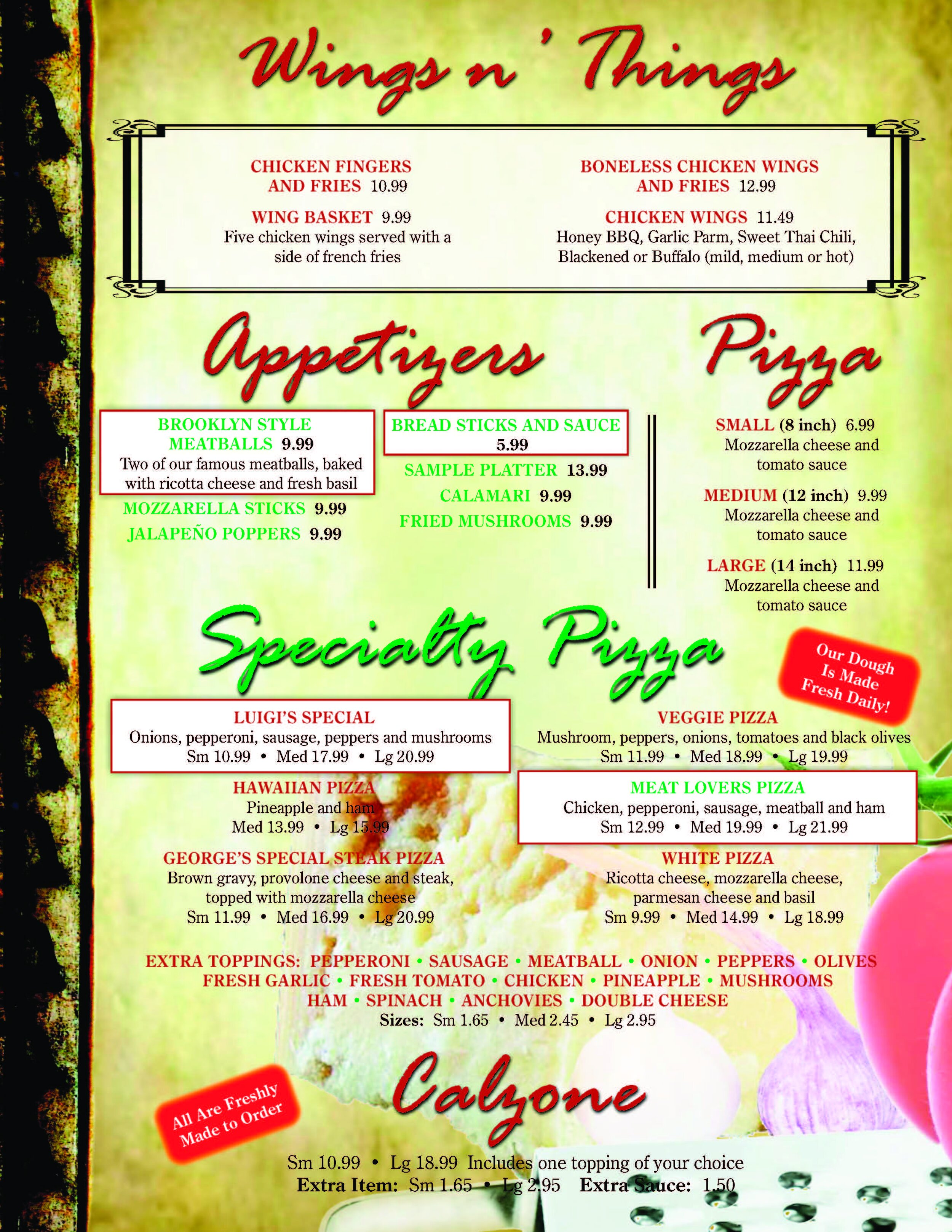 Order Papa Luigi's Pizza and Wings Restaurant Delivery【Menu & Prices】, Niagara Falls
