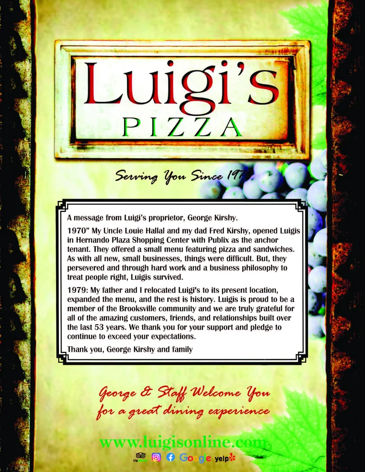Luigi’S Pizza Ug À Jesteburg Menu / Carte – PKEK