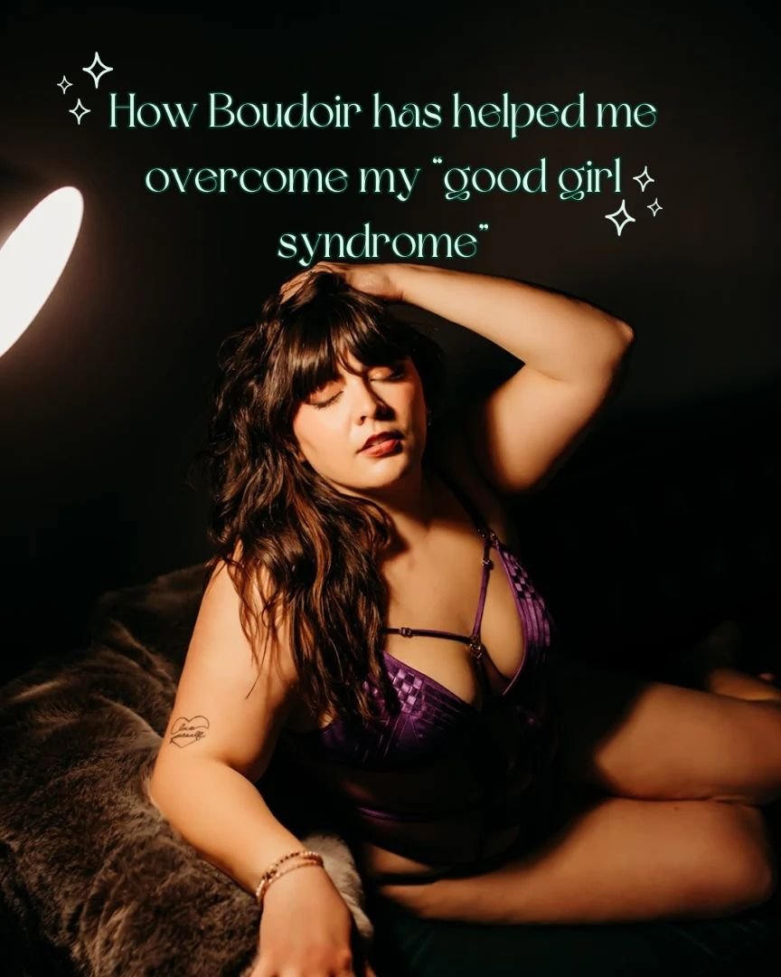 I am so grateful for what b0udoir has done for me in my life. 
Overcoming &quot;good girl syndrome&quot; is just the top of the iceberg. 
Your photoshoot is so much more than gorgeous photos. It is healing, it is freeing, it is whatever you make it b