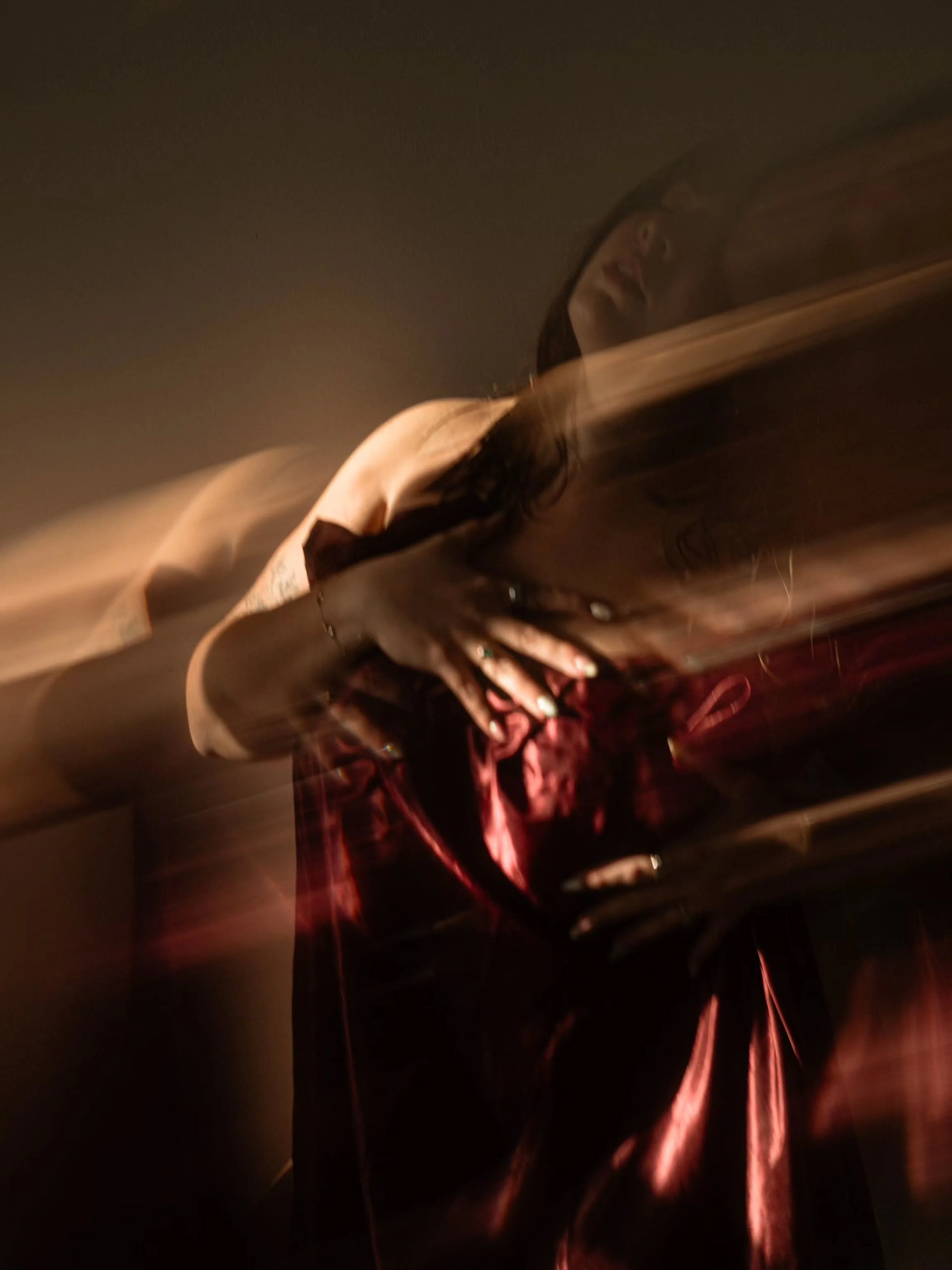 April self portraits are here!!! 
The theme is April Showers 🌂 and while these aren't exactly what I was imagining, I think the wet satin sheet it still such a vibe!! 
Which pic (or video) is your fave?!