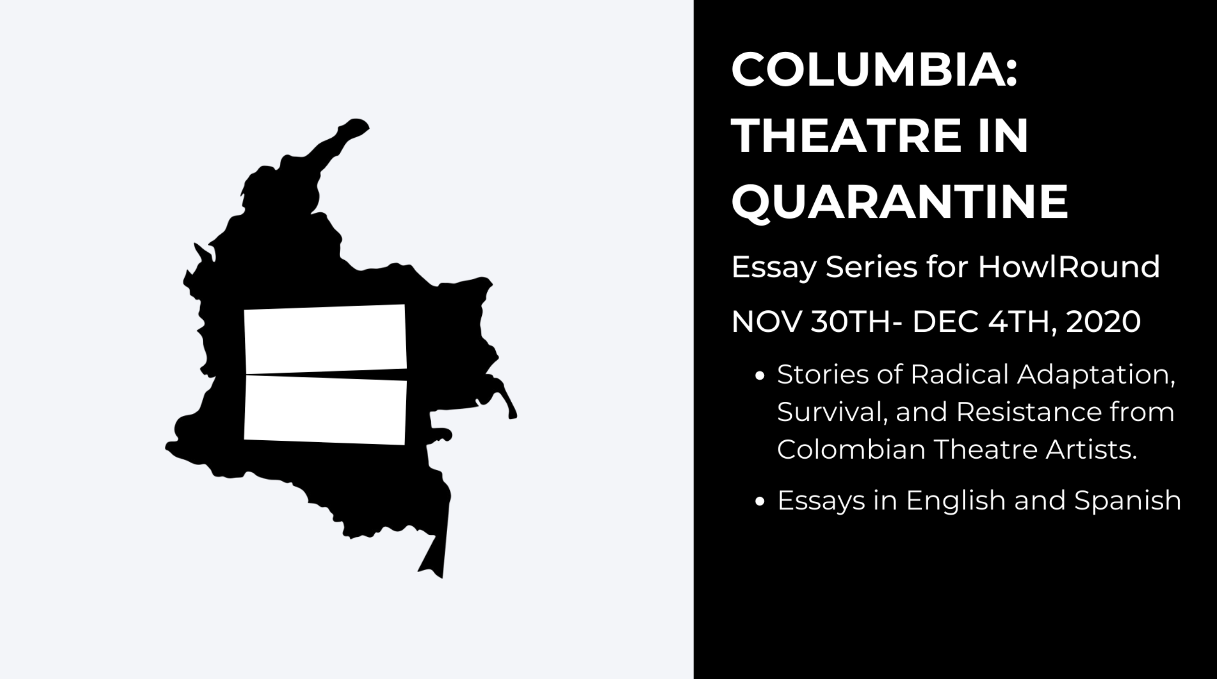 Columbia: Theatre in Quarantine Logo