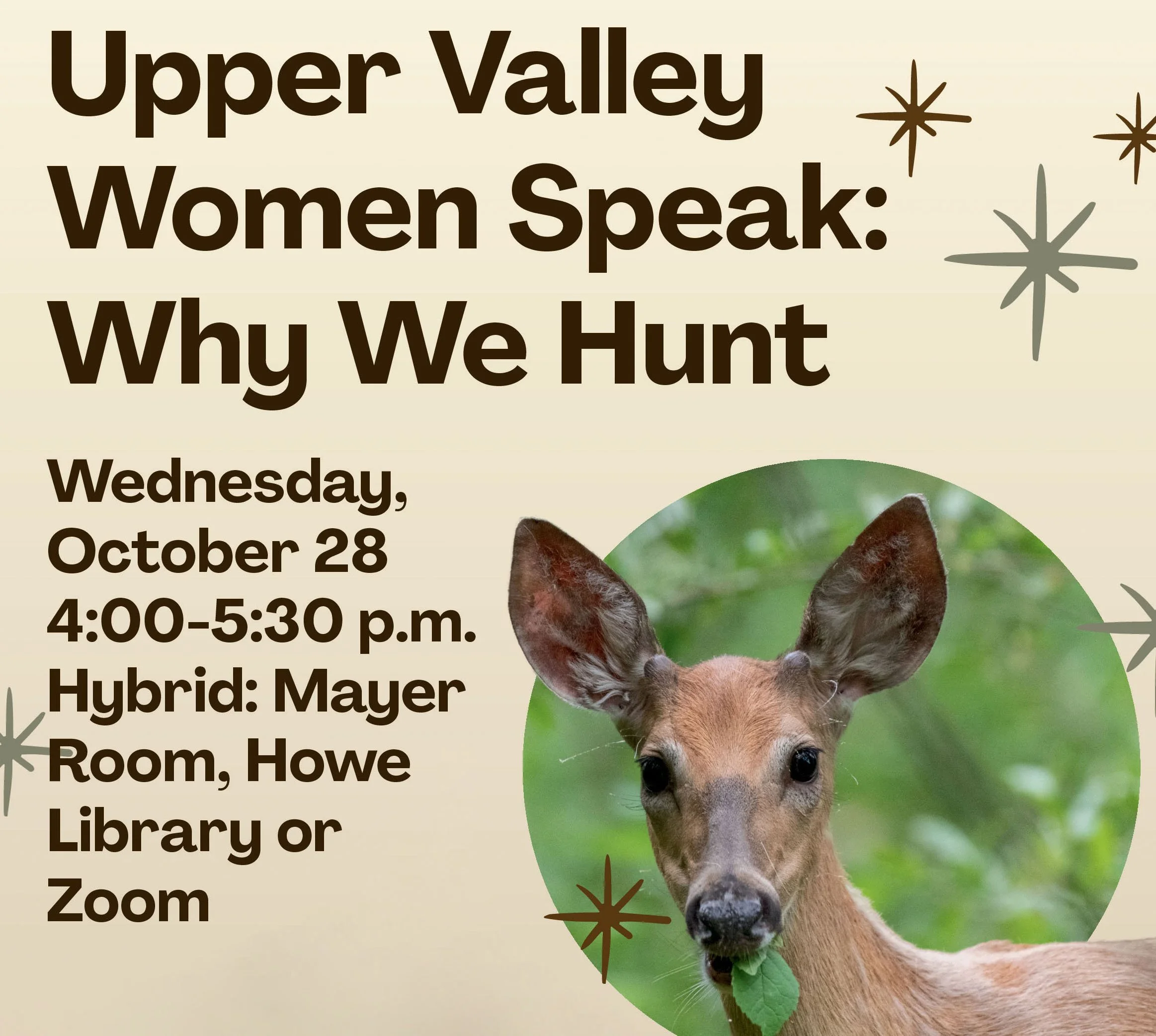 Upper Valley Women Speak: Why We Hunt