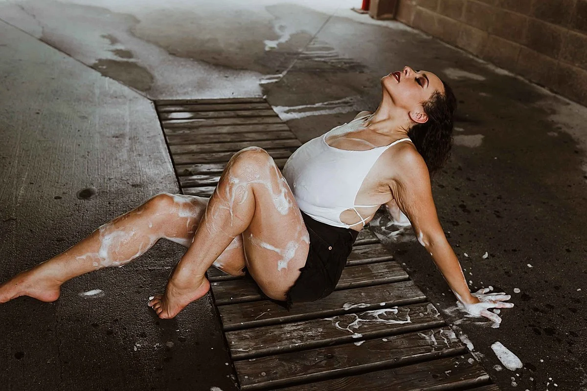 Spicy Carwash Shoots | Fort Wayne Boudoir Photographer