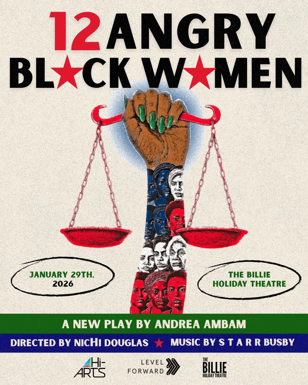 Staged Reading "Twelve Angry Black Women" by Andrea Ambam