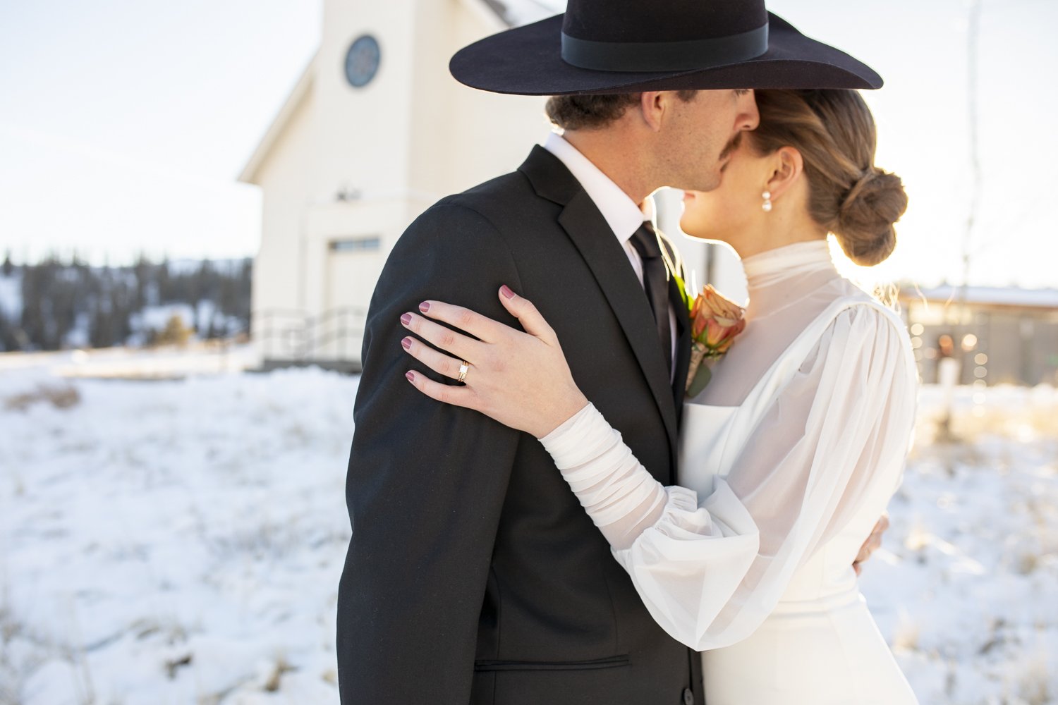 Faith &amp; Clay | Winter Wedding in Creede, Colorado