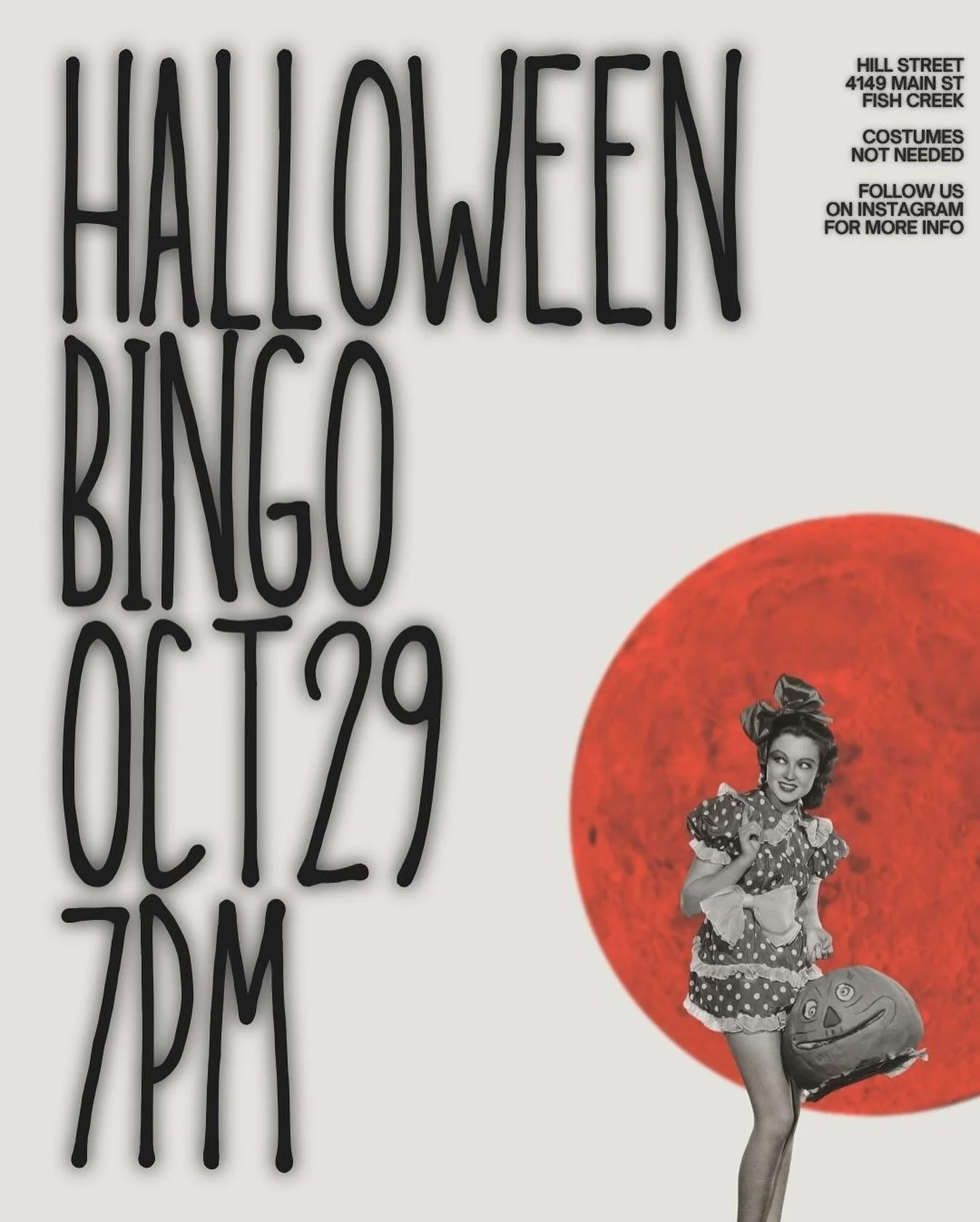 Bingo is back next week, yall!