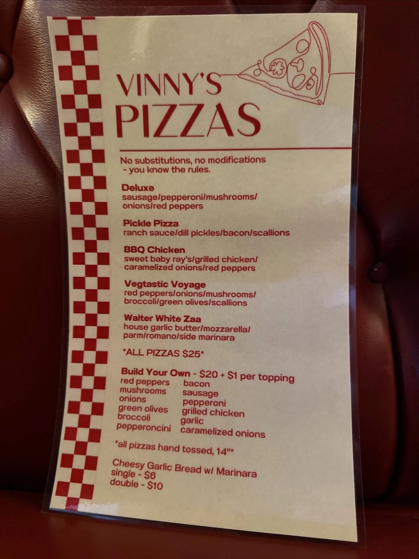 Pizza Night Returns.

Come and get it.  Thursdays only 5p