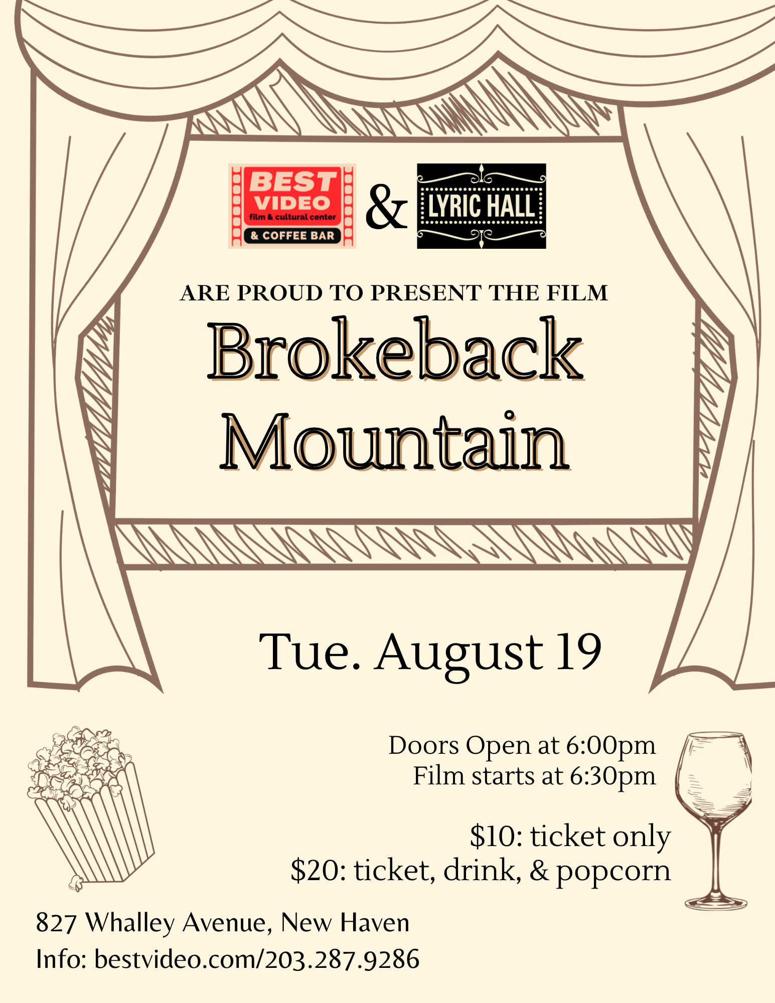 Screening @ Lyric Hall: Brokeback Mountain