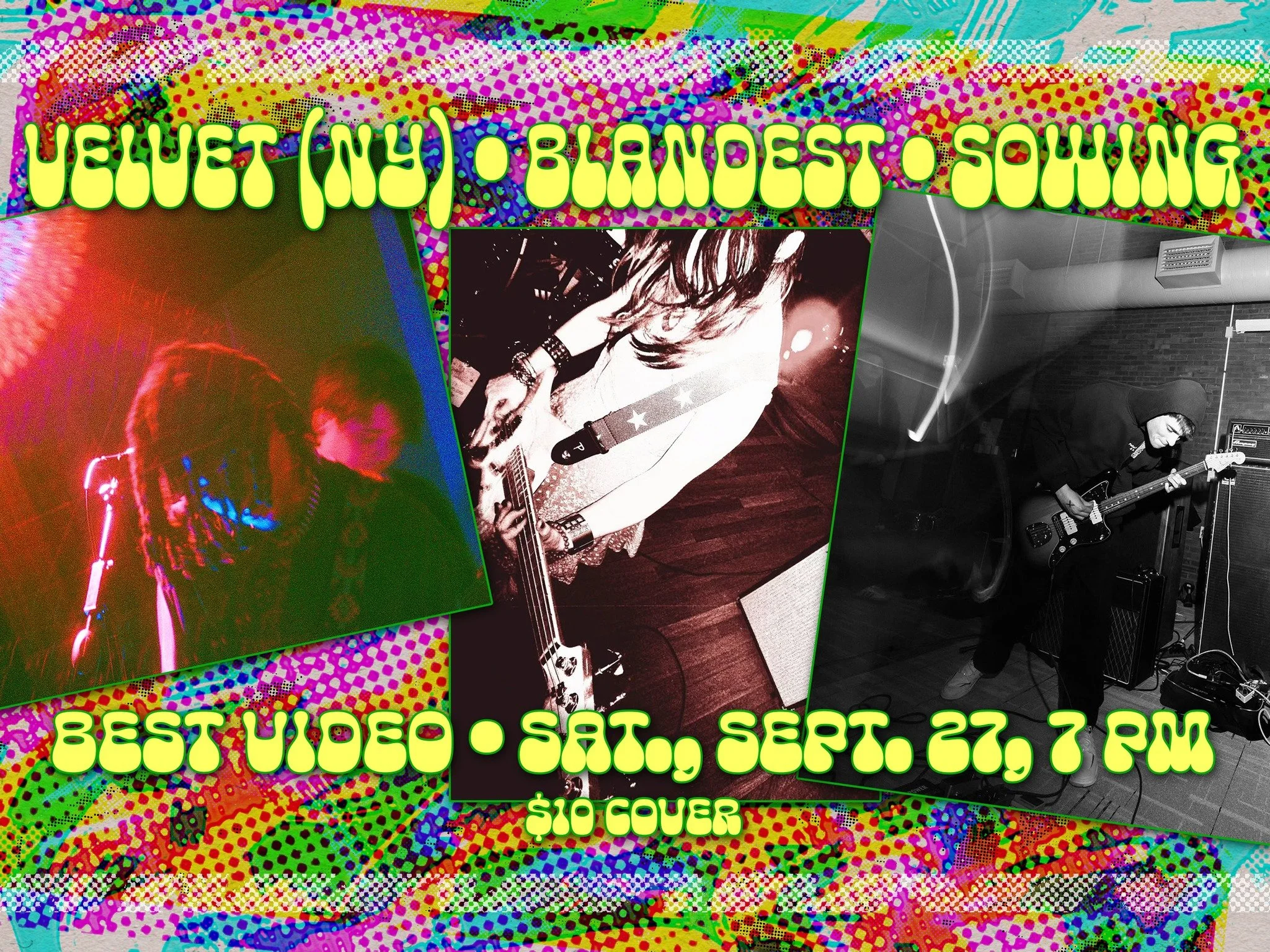 VELVET (NY)/BLANDEST/SOWING: INDIE ROCK