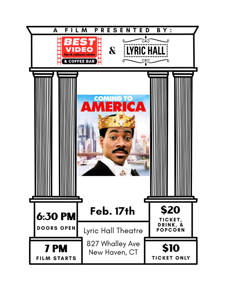 Screening @ Lyric Hall: COMING TO AMERICA (1988/R/1h57m)