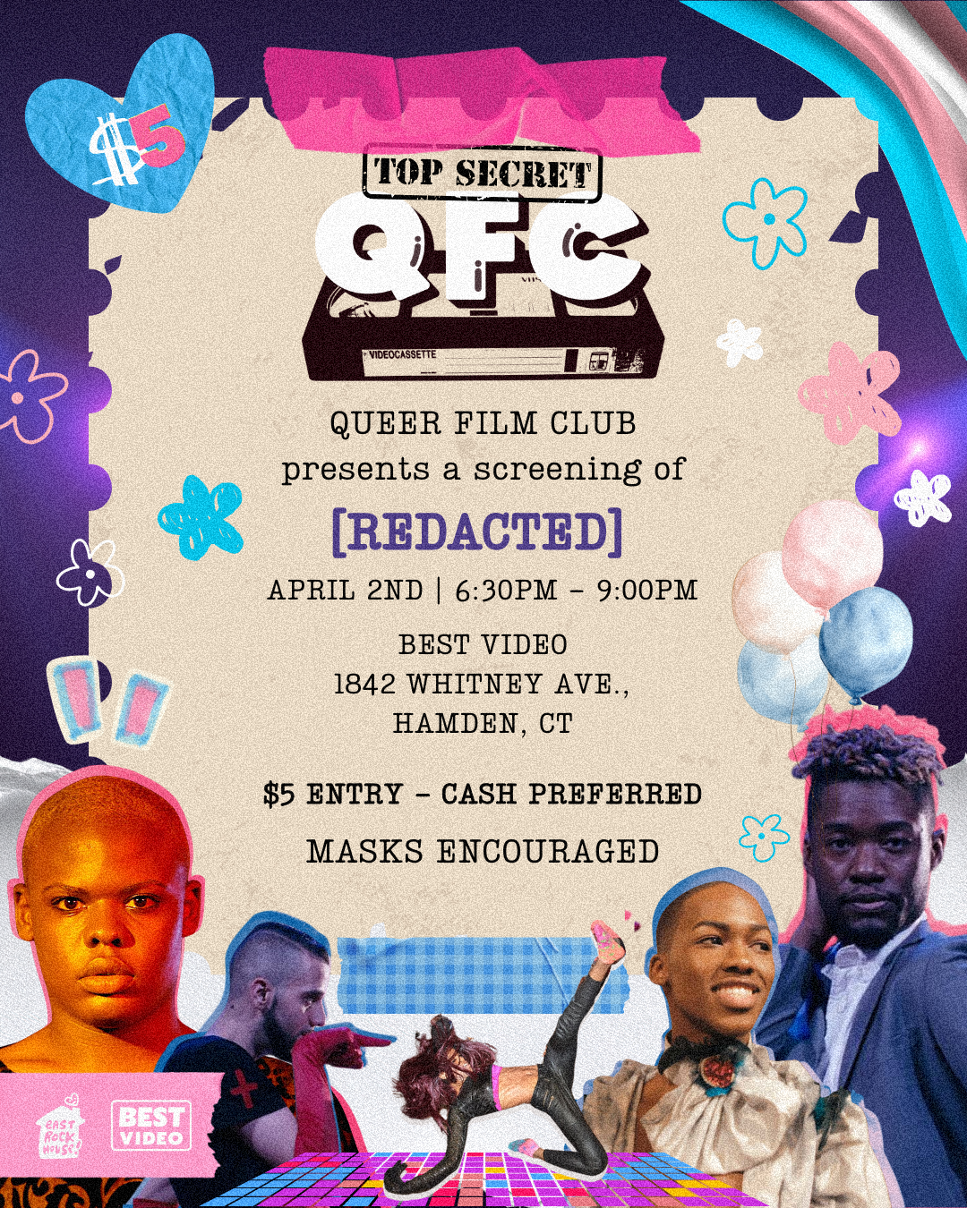 Queer Film Club @ Best Video: Secret Screening