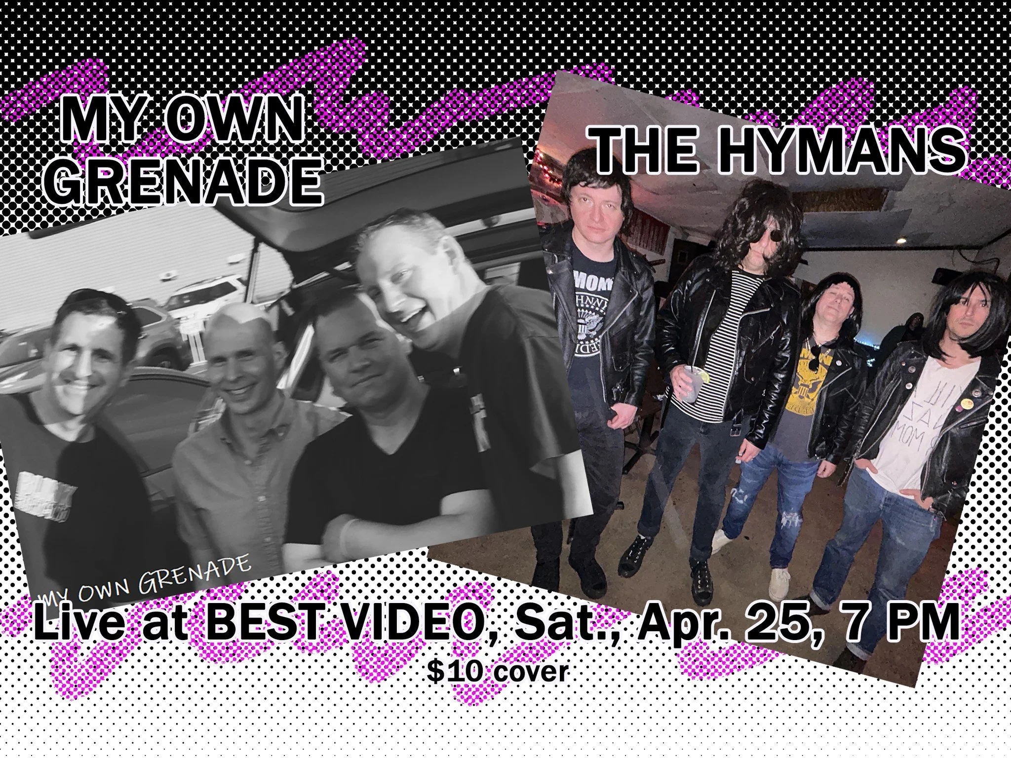 MY OWN GRENADE/THE HYMANS: PUNK ROCK