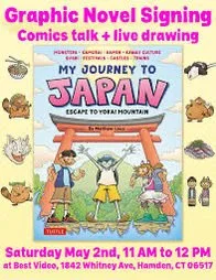 My Journey to Japan: Graphic Novel Signing and Live Drawing