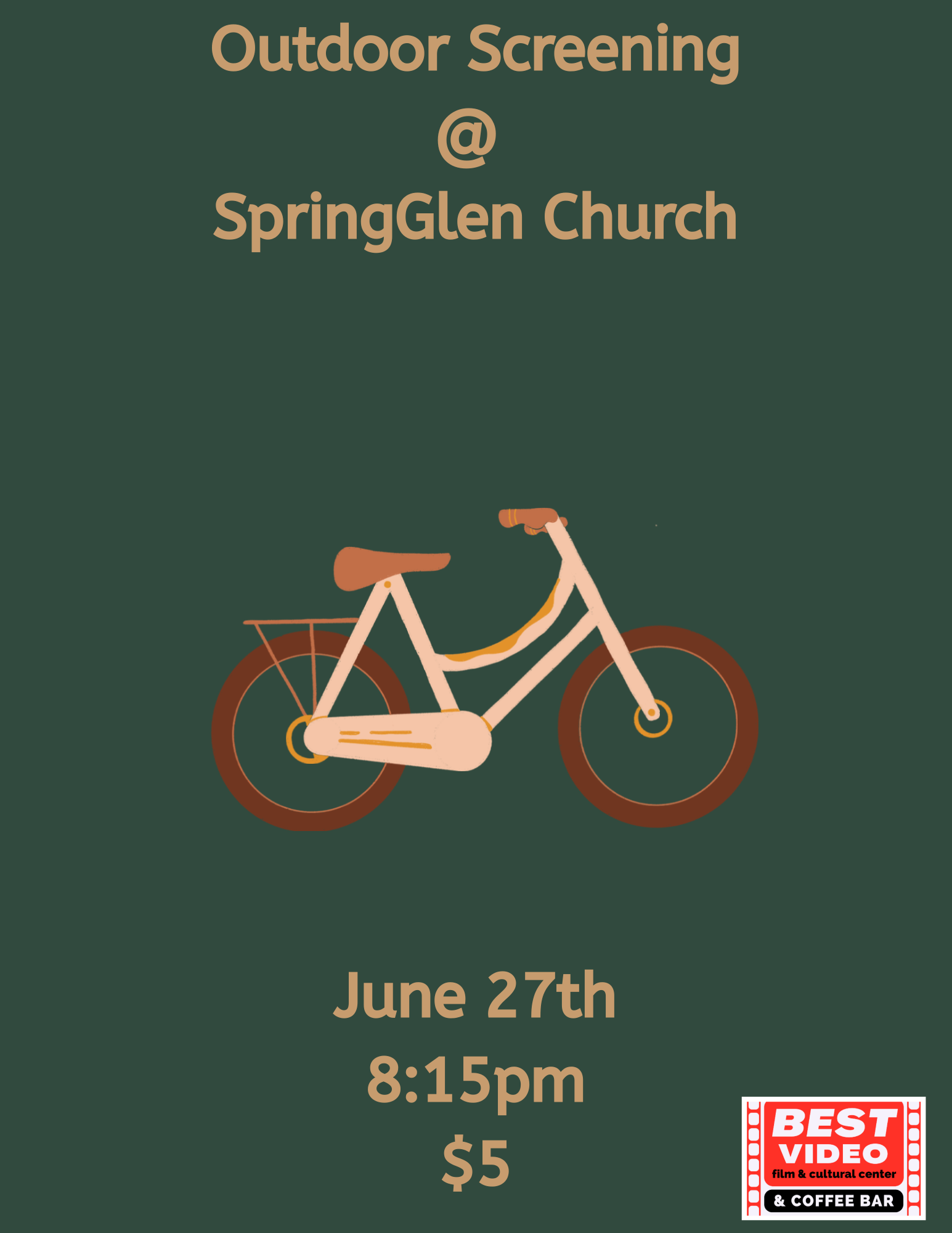 Outdoor “Bike Themed” Screening