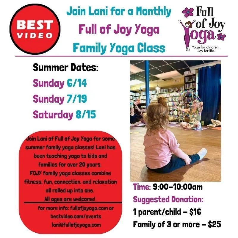 Family Yoga @ Best Video w/ Lani 