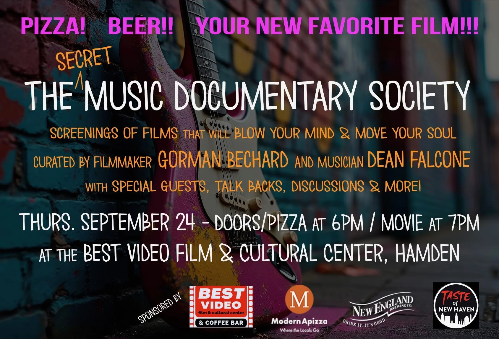 The Secret Music Documentary Society hosted by Gorman Bechard and Dean Falcone