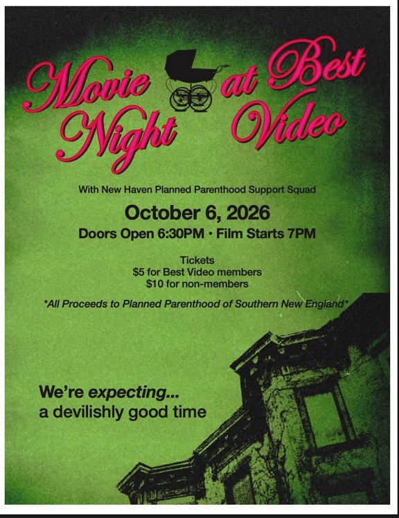 Halloween Screening: Fundraiser for Planned Parenthood of Southern New England