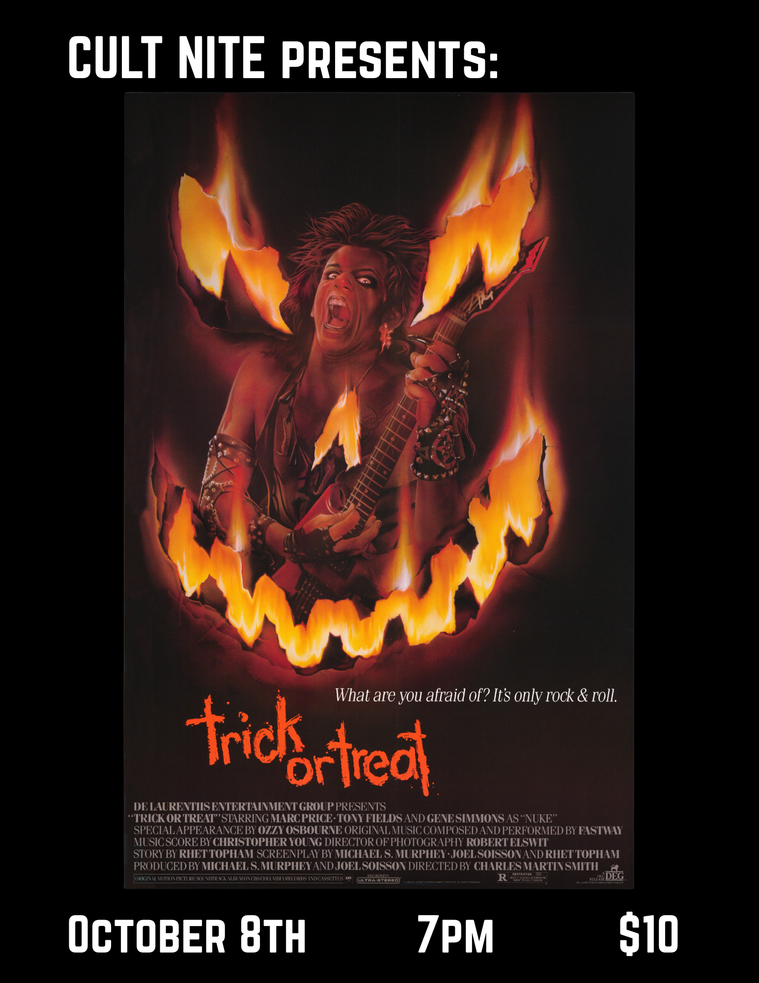 Cult Nite @ Best Video: Trick or Treat (1986)