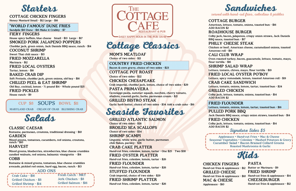 MENUS