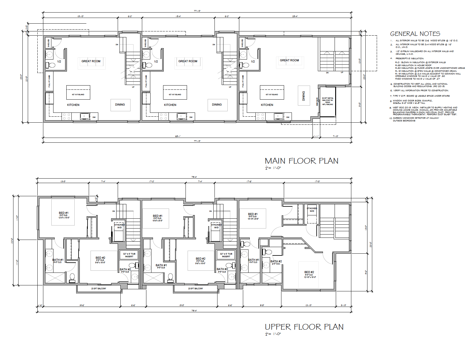 3-Plex Building