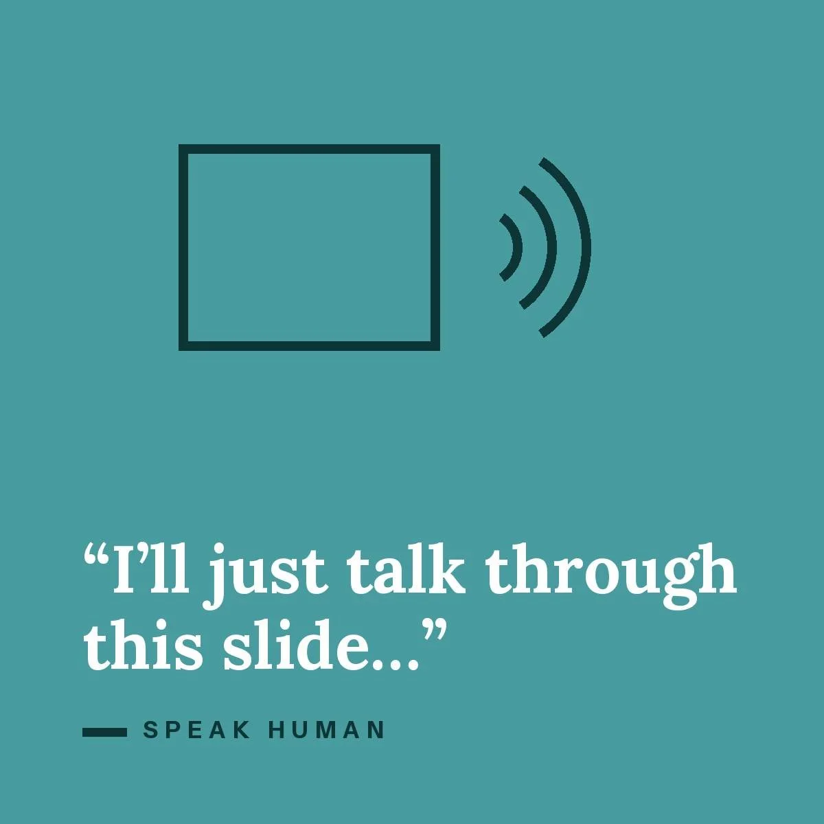 I’ll just talk through this slide…