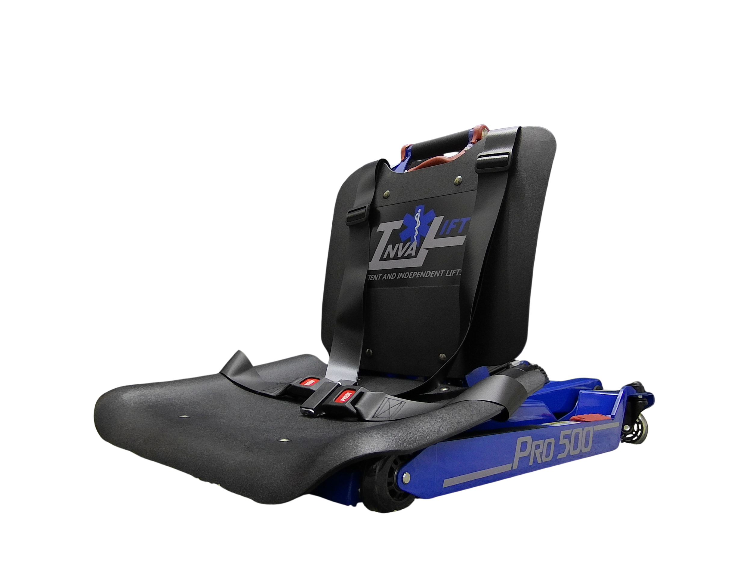 Inva-Lift Pro 500 mechanical fall recovery device portable lift assist chair for safely lifting people from the floor
