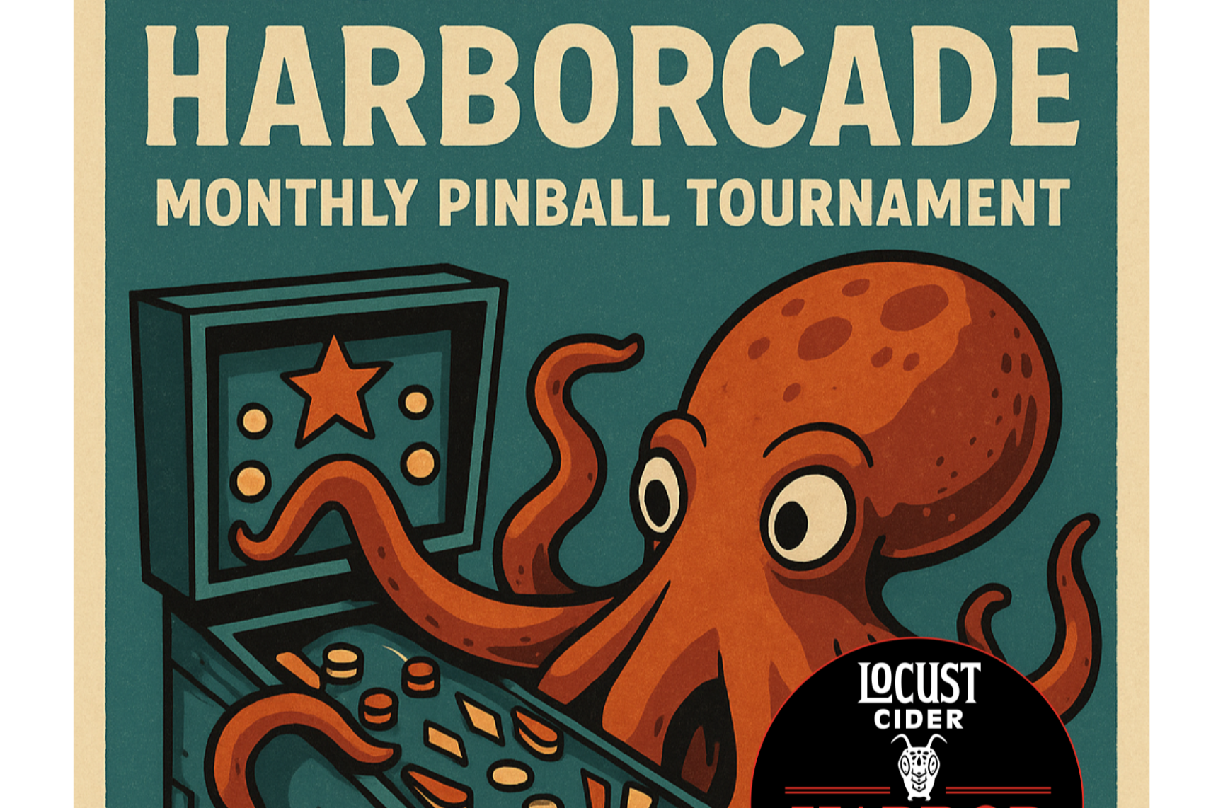 Harborcade Monthly Pinball Tournament