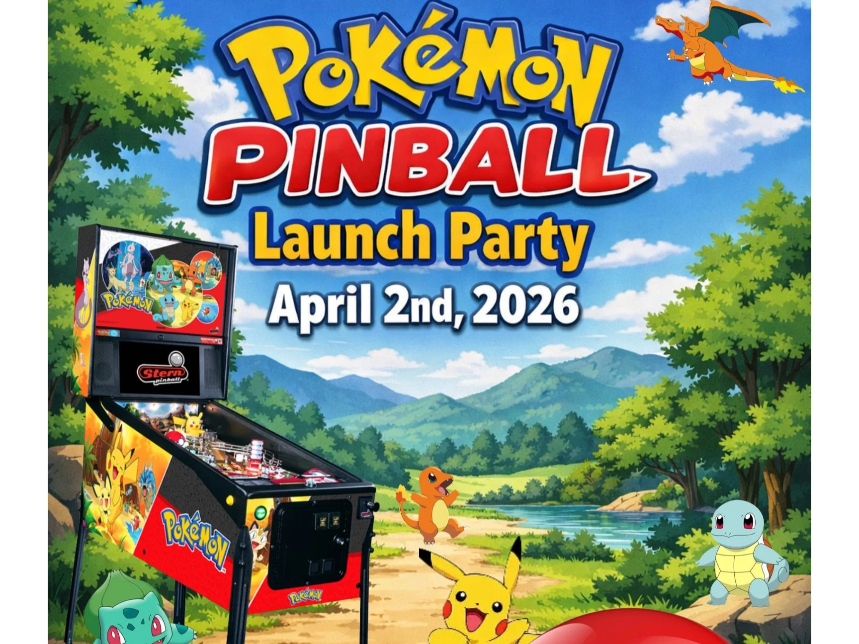 Pokémon Pinball Launch Party and Tournament