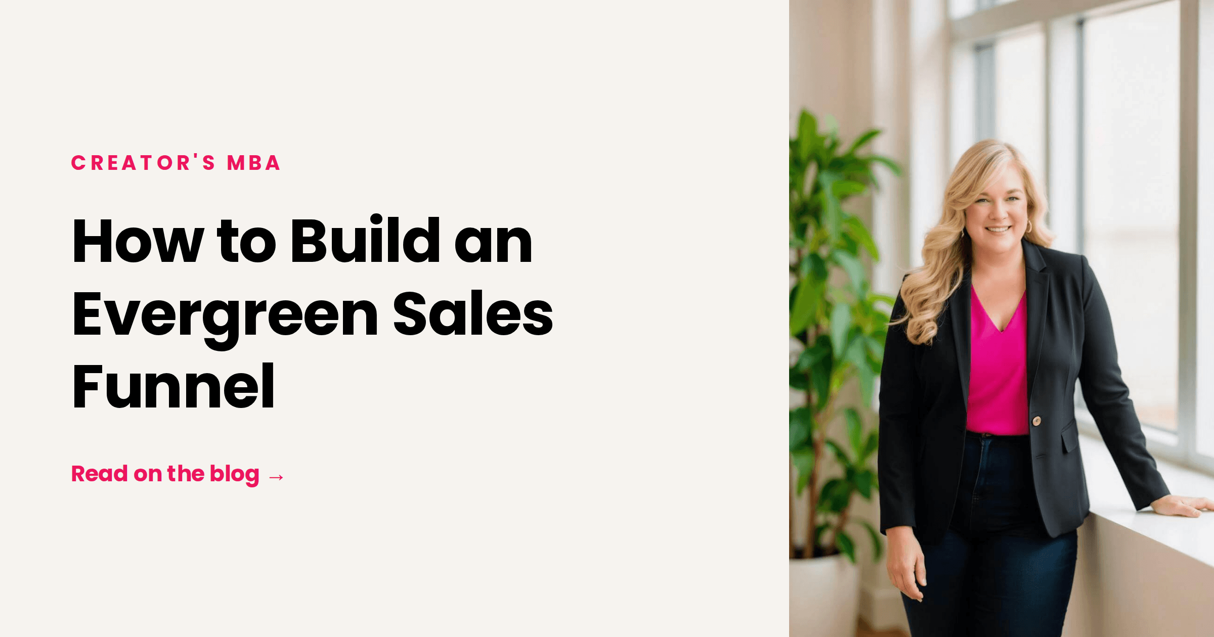 How to Build an Evergreen Sales Funnel (so you can sell your online course on autopilot)
