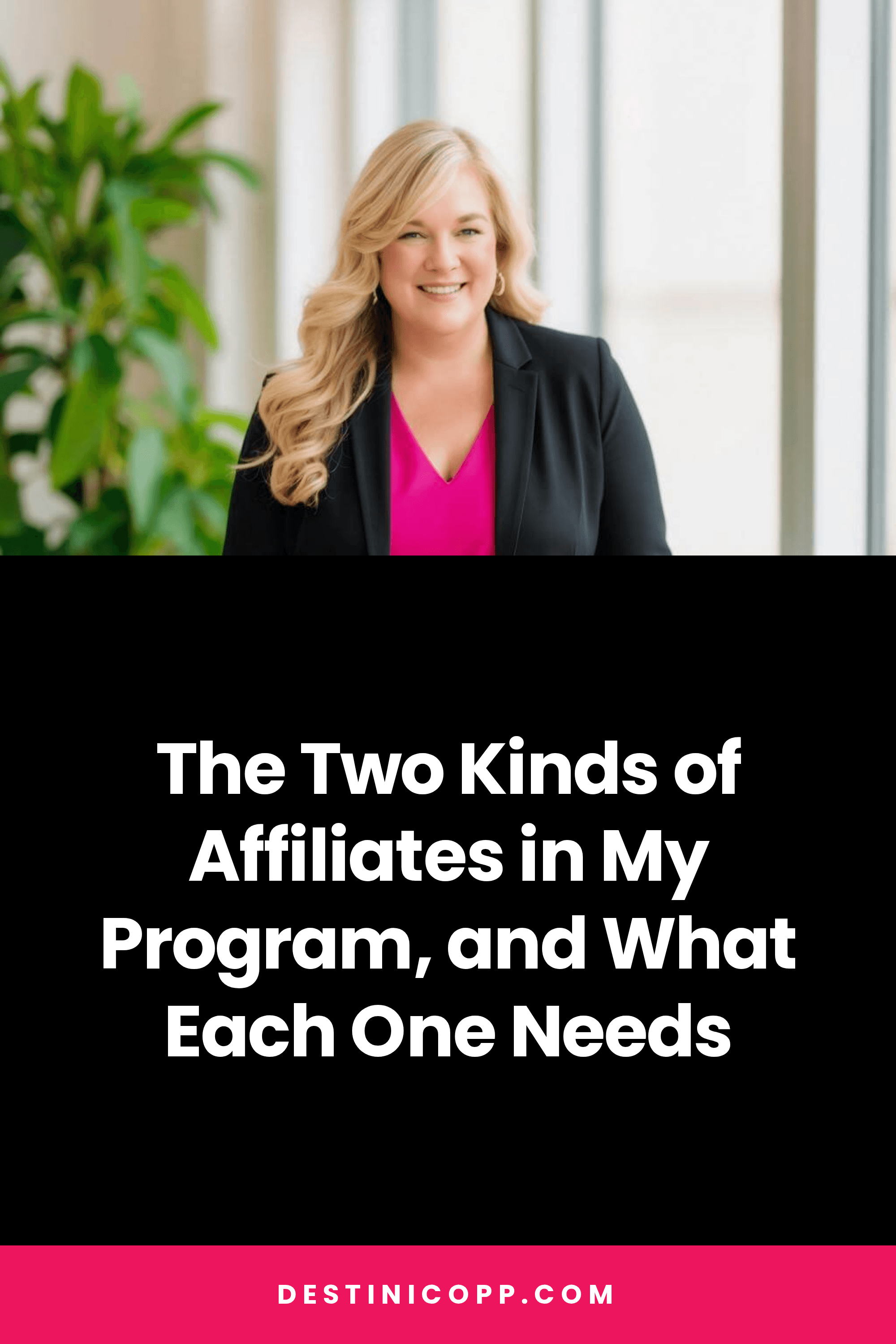The Two Kinds of Affiliates in My Program, and What Each One Needs