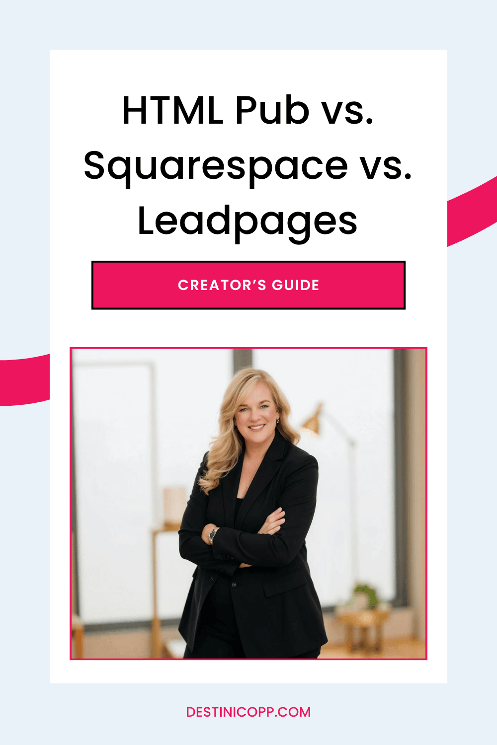 HTML Pub vs. Squarespace vs. Leadpages (Creator's Guide)