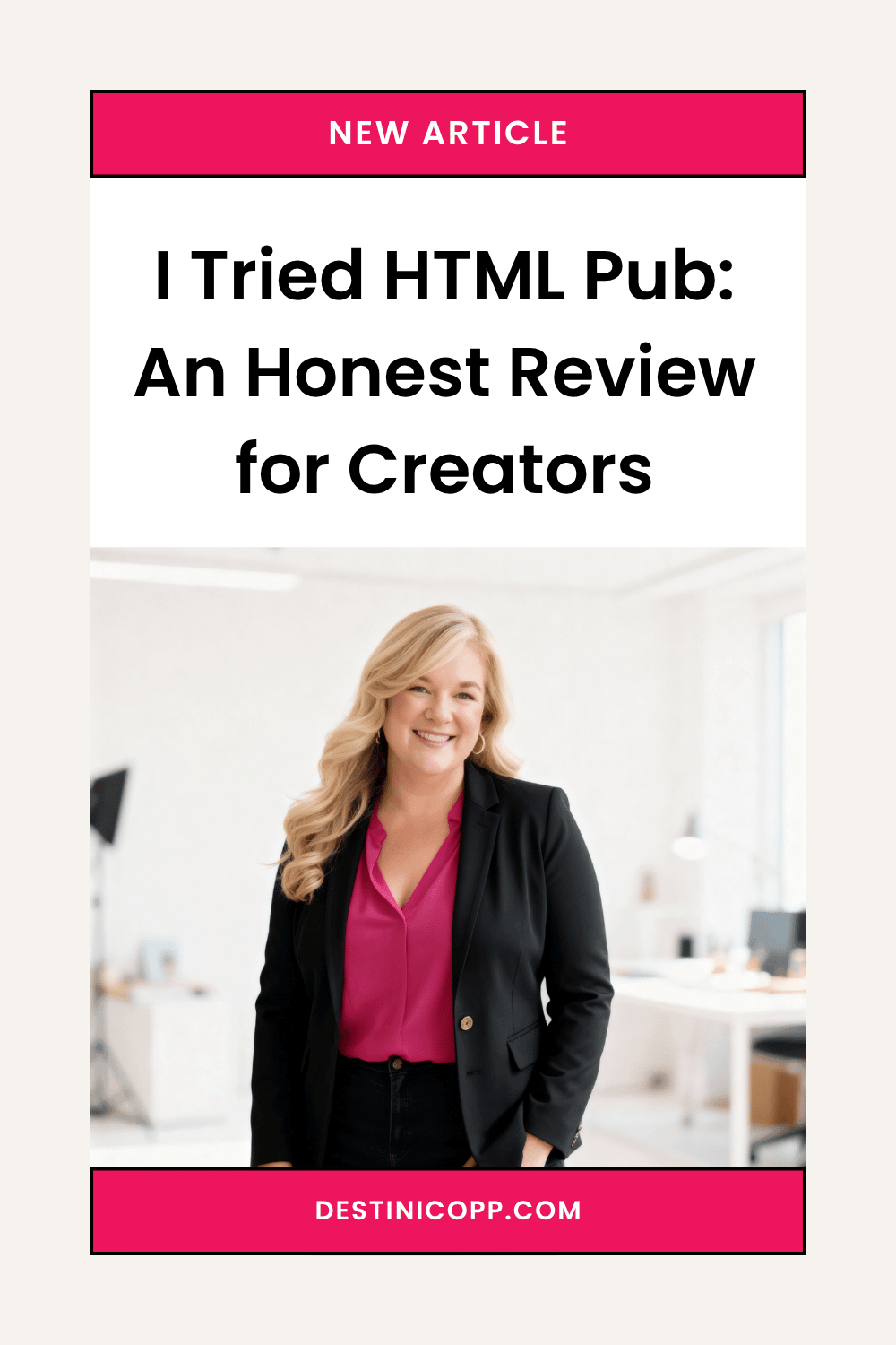 I Tried HTML Pub: An Honest Review for Creators