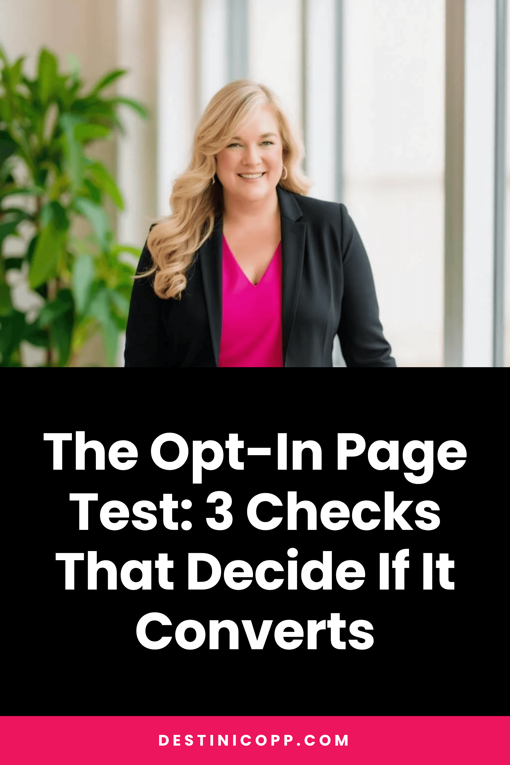 The Opt-In Page Test: 3 Checks That Decide If It Converts