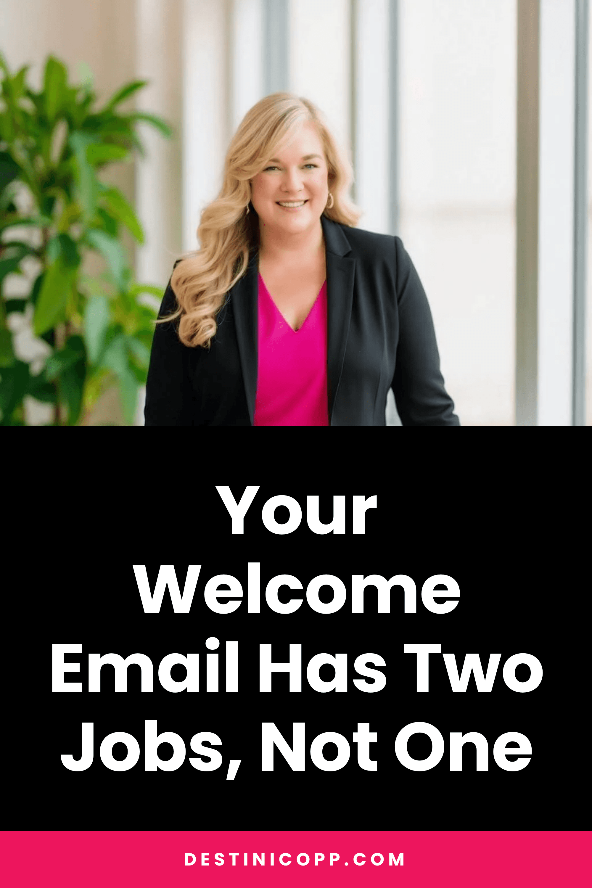 Your Welcome Email Has Two Jobs (Most People Only Do One)