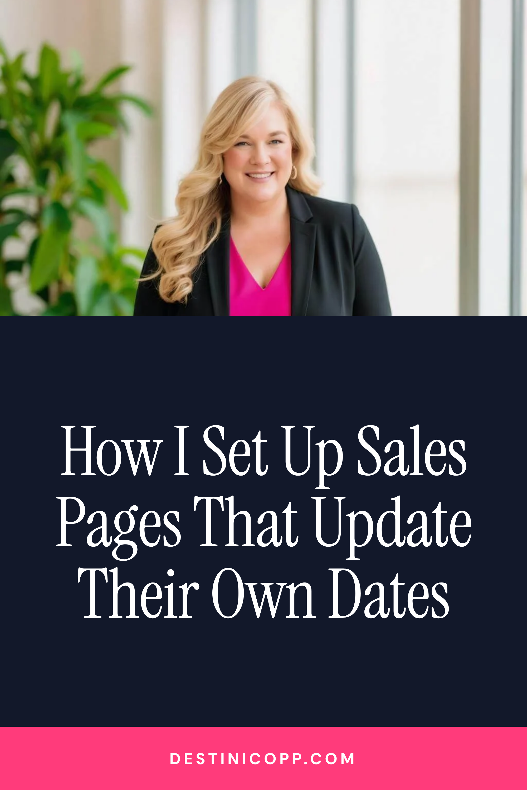 How I Set Up Sales Pages That Update Their Own Dates