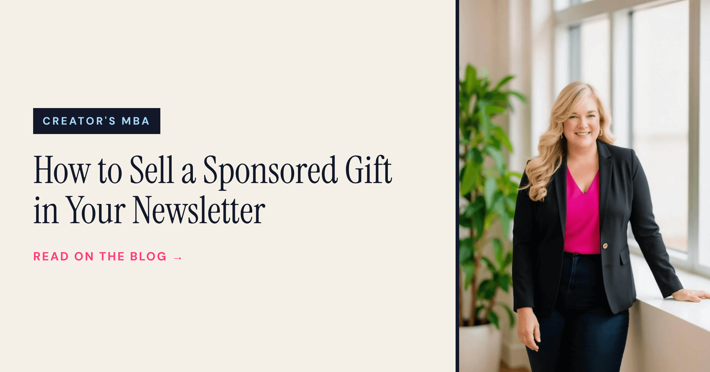 How to Sell a Sponsored Gift in Your Newsletter