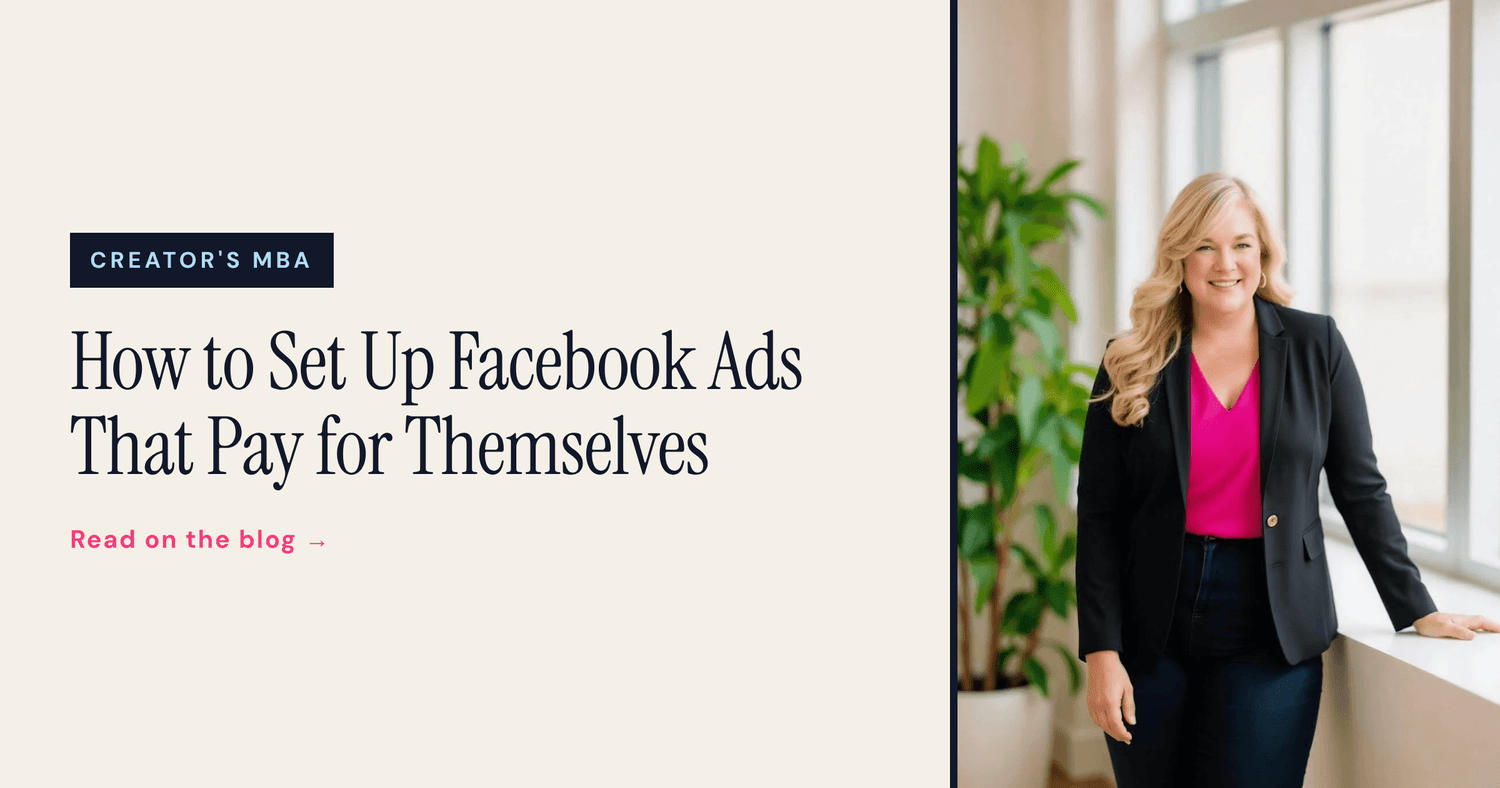 How to Set Up Facebook Ads That Pay for Themselves