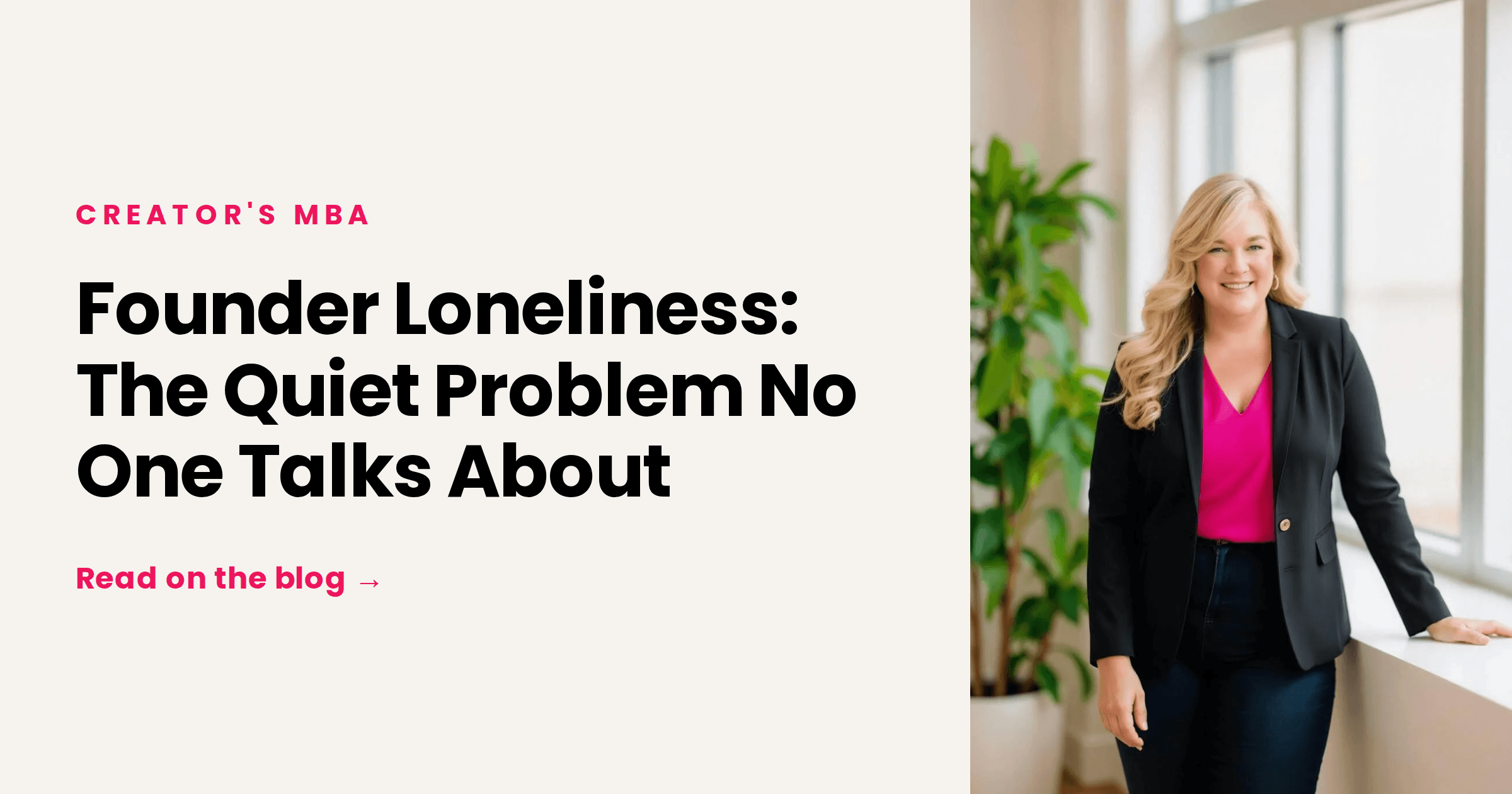 Founder Loneliness: The Quiet Problem No One Talks About