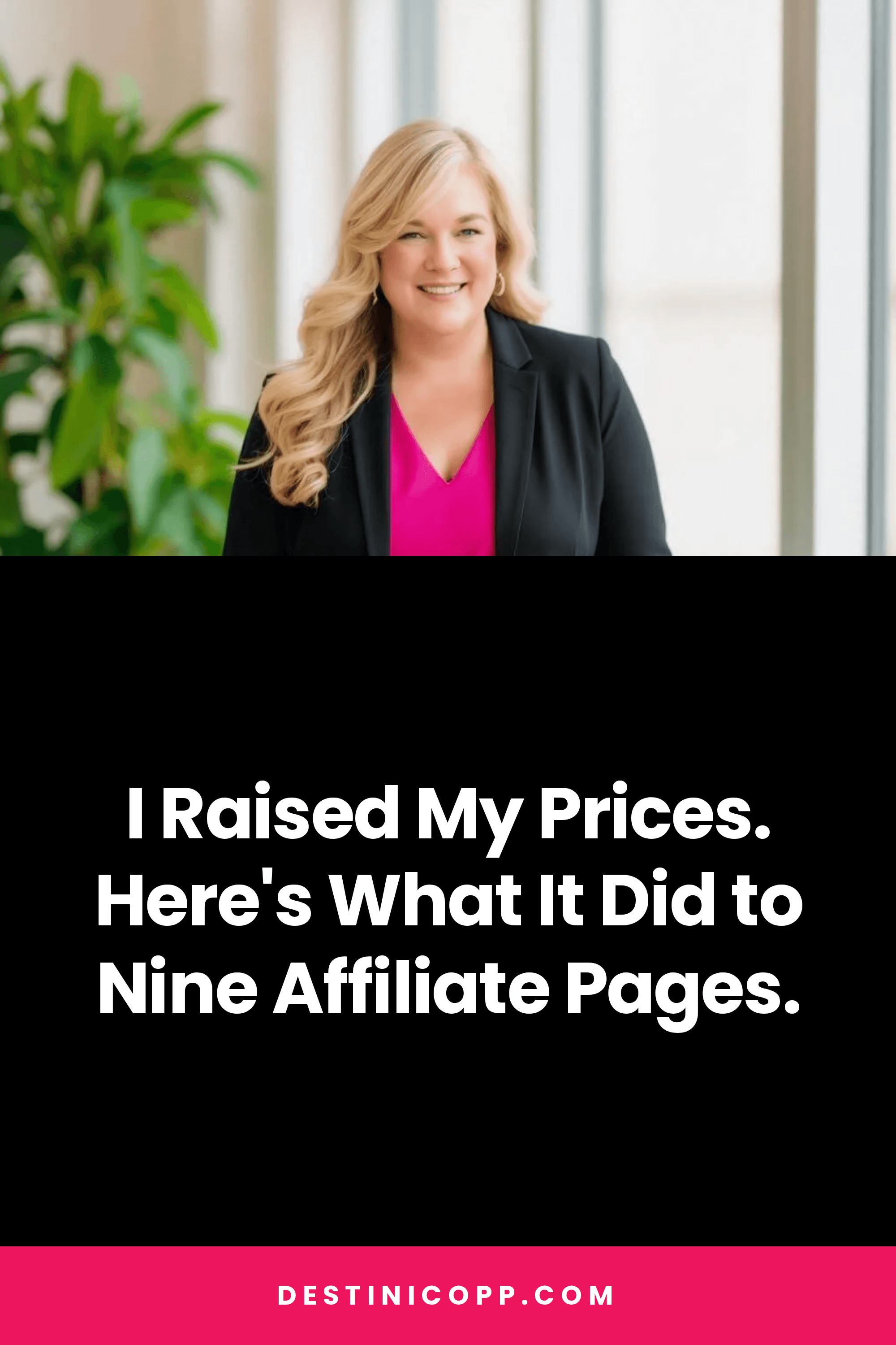 I Raised My Prices. Here's What It Did to Nine Affiliate Pages.