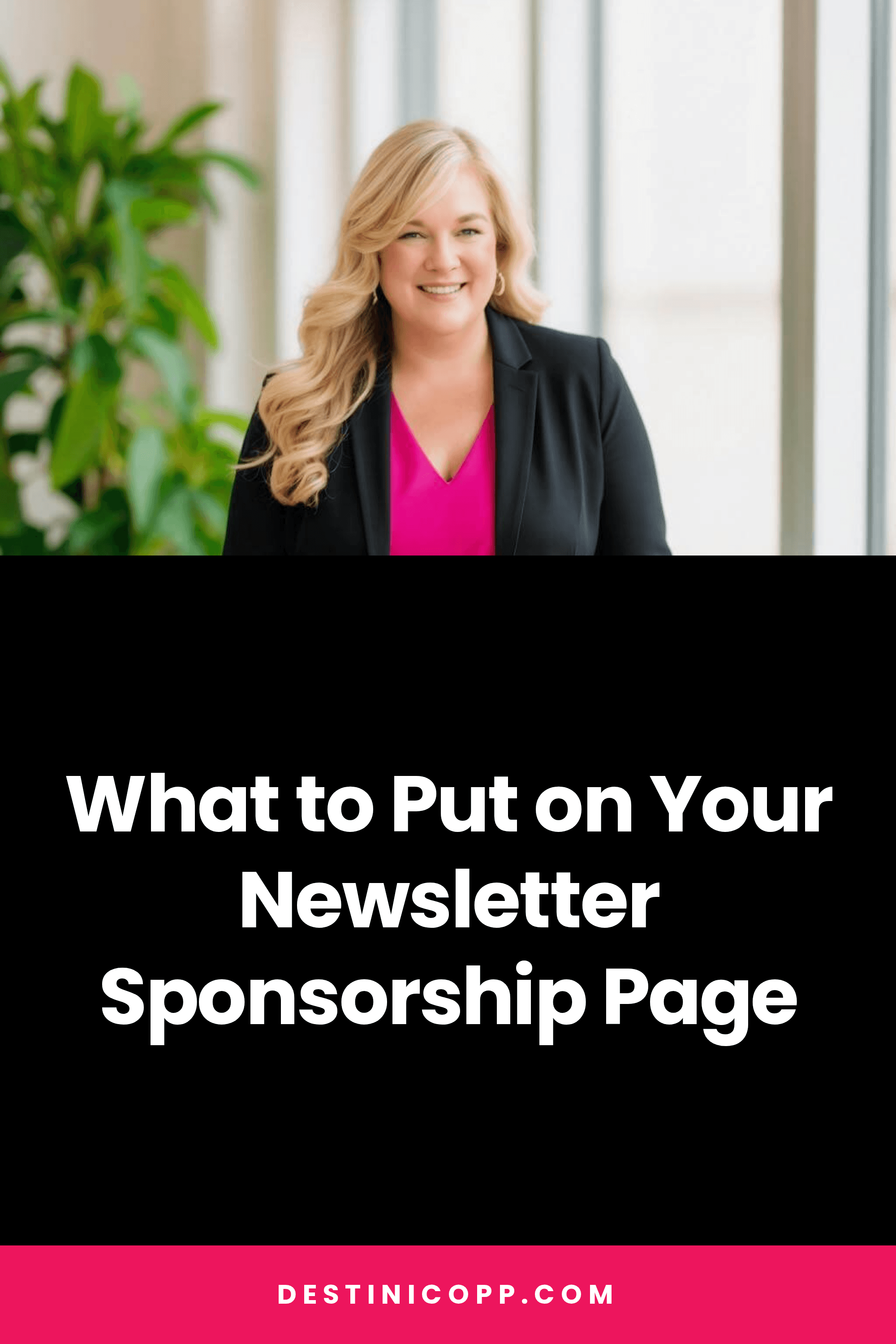 What to Put on Your Newsletter Sponsorship Page