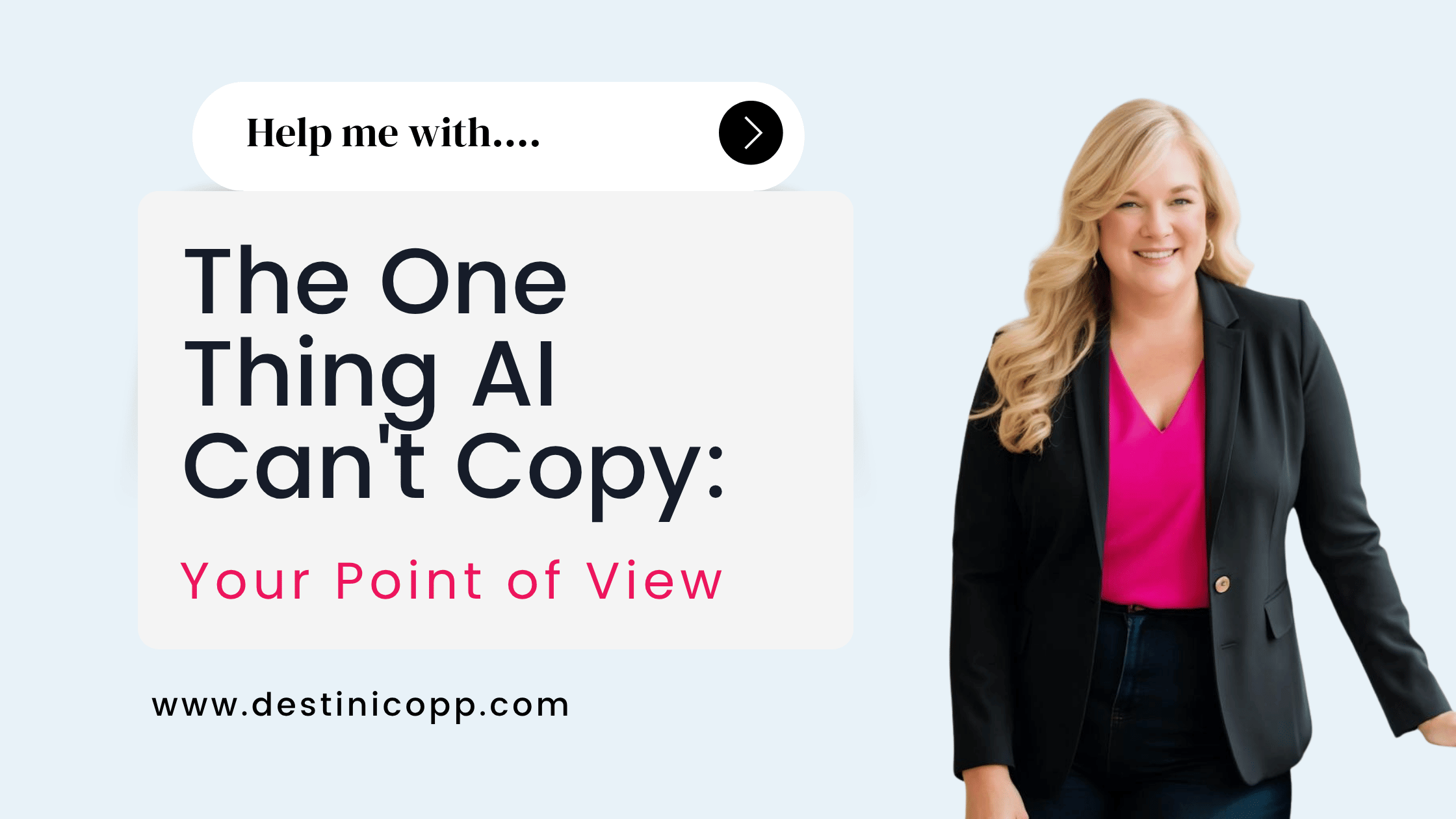 The One Thing AI Can't Copy: Your Point of View