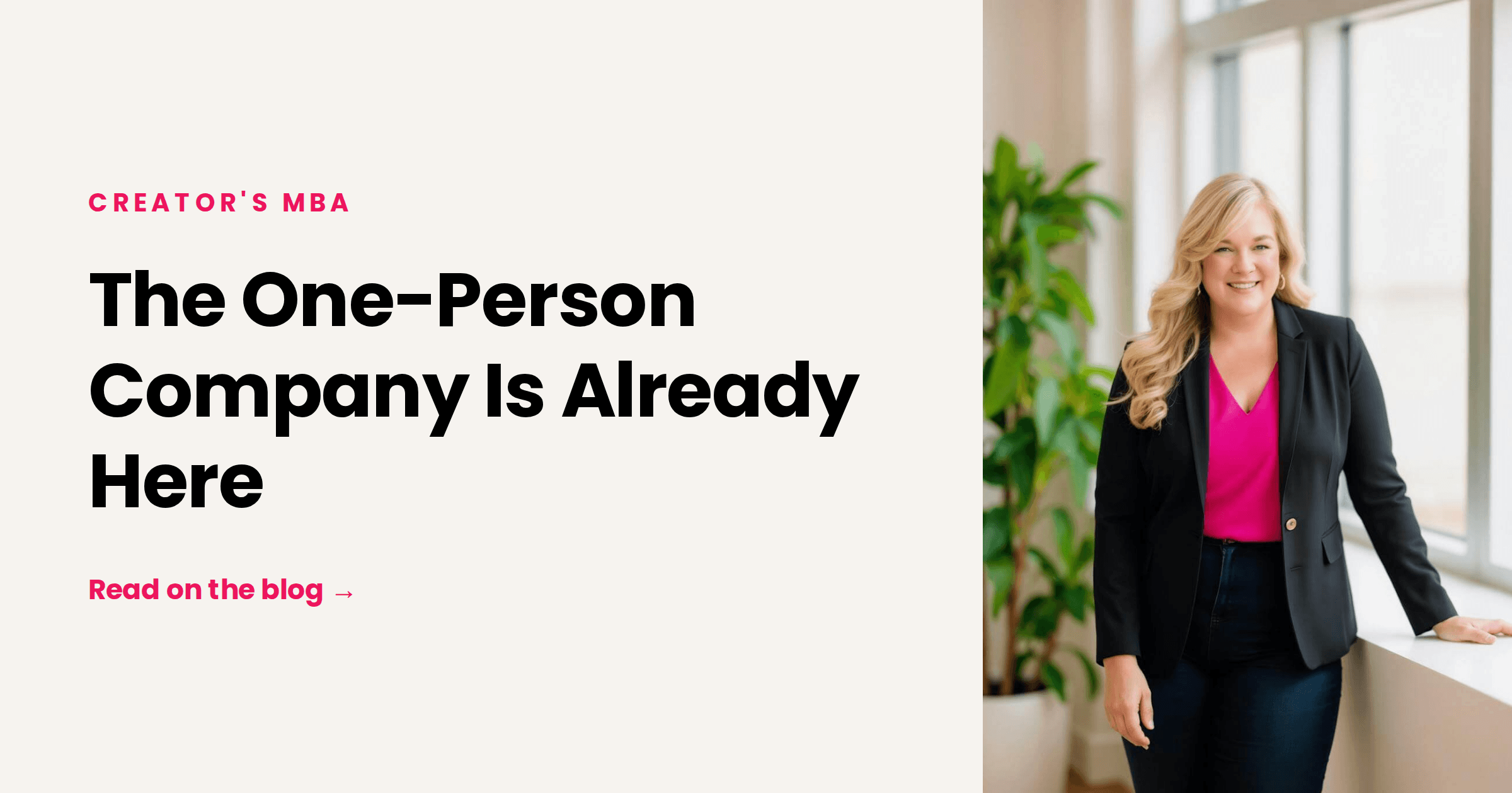 The One-Person Company Is Already Here