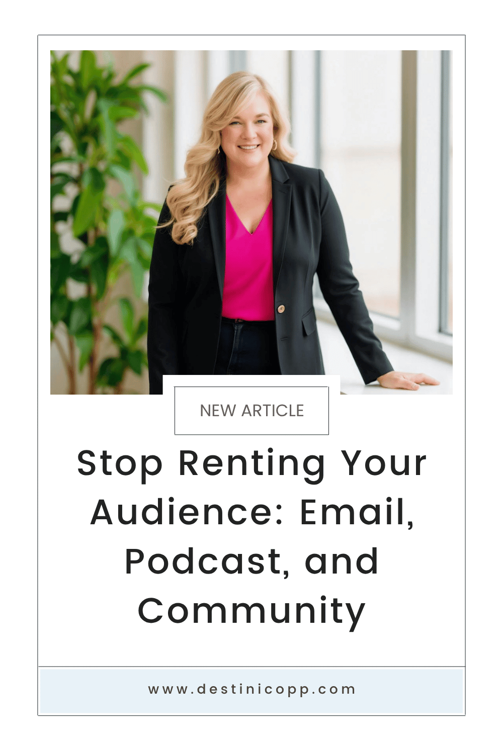 Stop Building Your Business on Rented Land